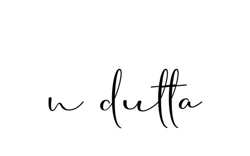 N-dutta signature