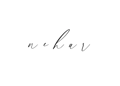 Handwritten Signature for N-e-h-a-r - Style 134 Online
