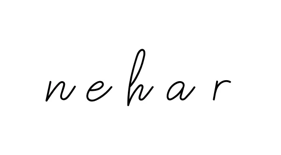 Handwritten Signature for N-e-h-a-r - Style 145 Online