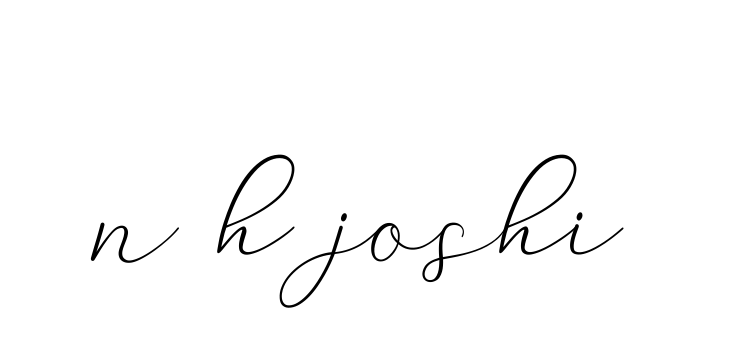 N-h-joshi signature