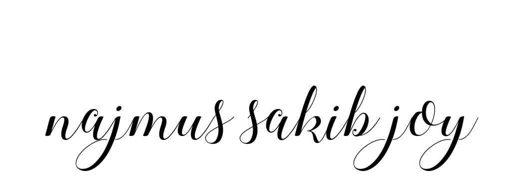 Najmus-sakib-joy signature