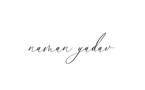 Handwritten Signature for Naman-yadav - Style 134 Online