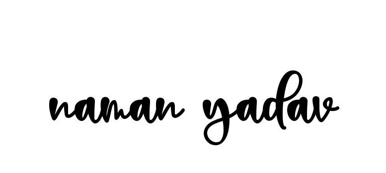 Handwritten Signature for Naman-yadav - Style 136 Online