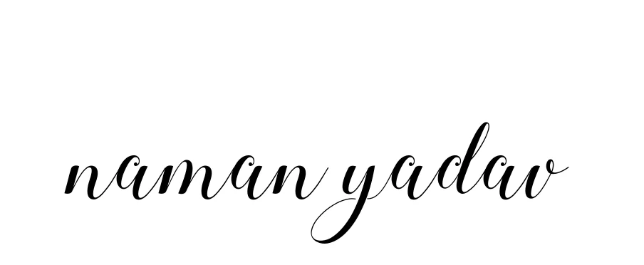 Handwritten Signature for Naman-yadav - Style 144 Online