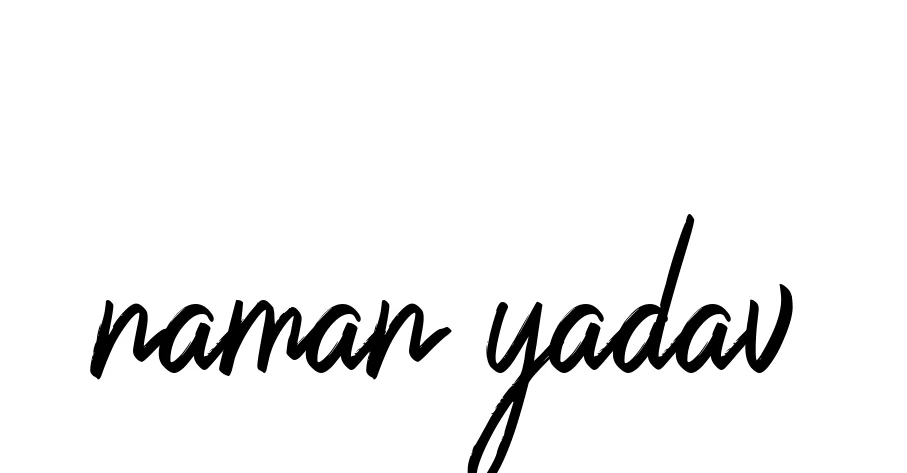 Handwritten Signature for Naman-yadav - Style 149 Online