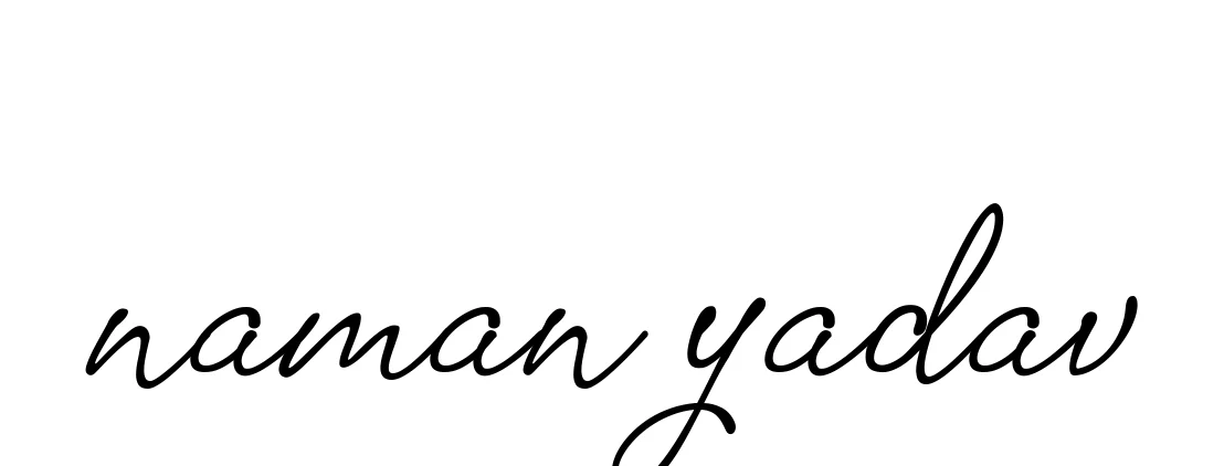 Handwritten Signature for Naman-yadav - Style 151 Online