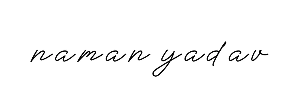 Handwritten Signature for Naman-yadav - Style 152 Online