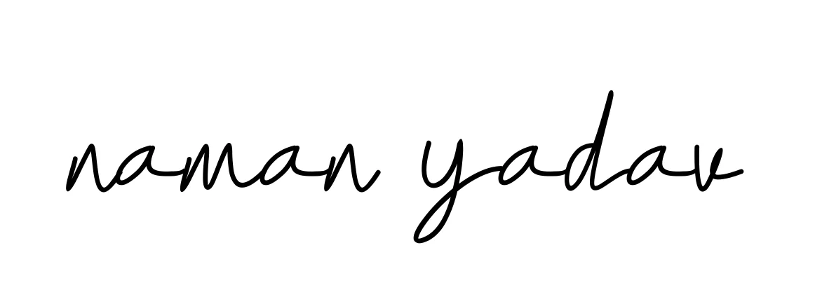Handwritten Signature for Naman-yadav - Style 155 Online