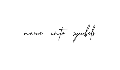 Handwritten Signature for Name-into-symbols - Style 139 Online