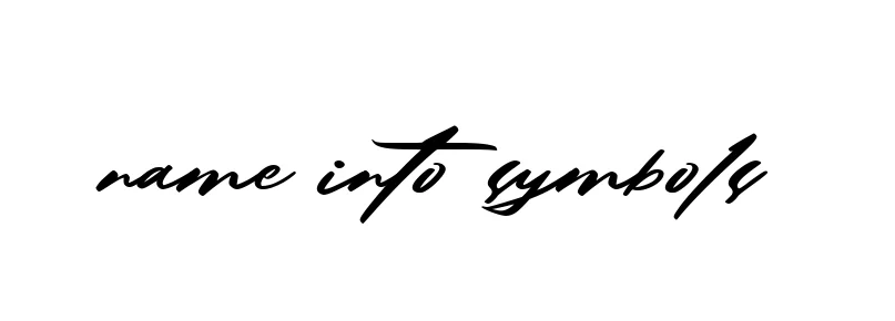 Handwritten Signature for Name-into-symbols - Style 140 Online