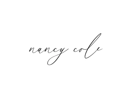 Handwritten Signature for Nancy-cole - Style 134 Online