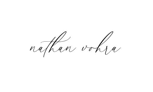 Handwritten Signature for Nathan-vohra - Style 134 Online