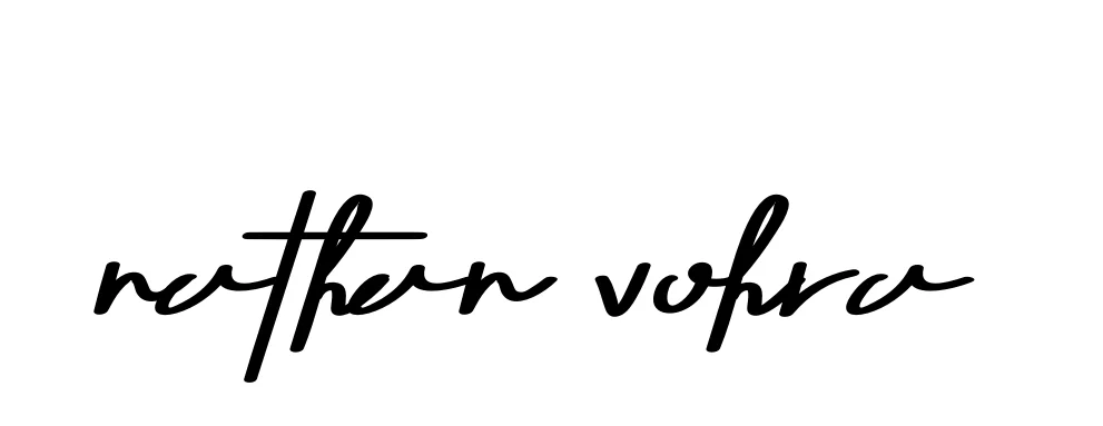 Handwritten Signature for Nathan-vohra - Style 135 Online