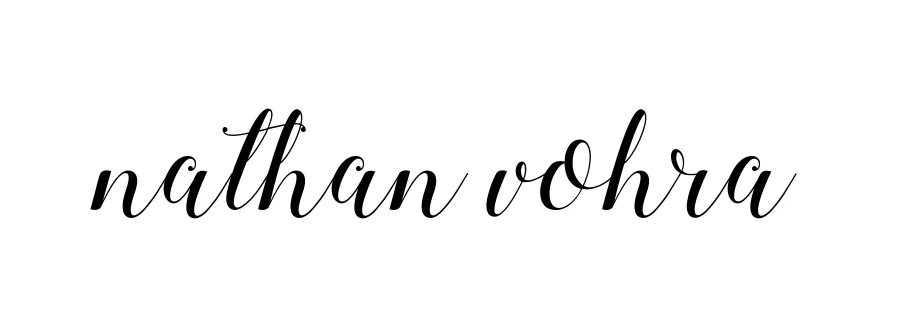 Handwritten Signature for Nathan-vohra - Style 144 Online