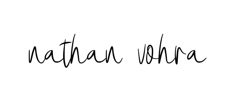 Handwritten Signature for Nathan-vohra - Style 146 Online