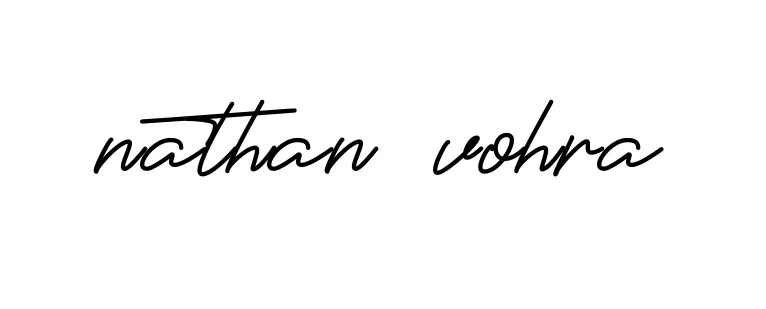 Handwritten Signature for Nathan-vohra - Style 150 Online
