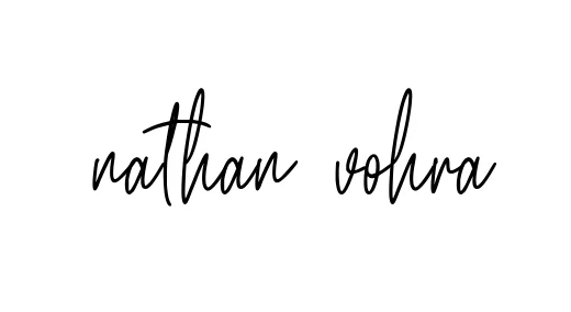 Handwritten Signature for Nathan-vohra - Style 154 Online