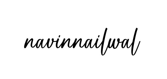 Handwritten Signature for Navinnailwal - Style 142 Online
