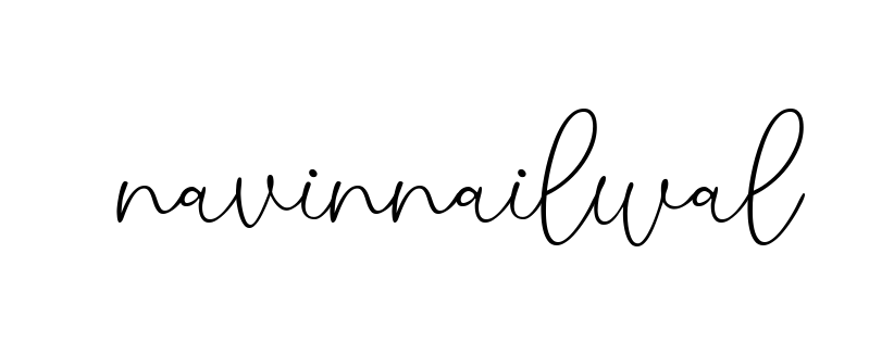 Handwritten Signature for Navinnailwal - Style 147 Online