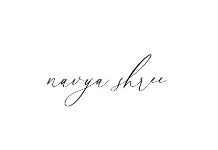 Handwritten Signature for Navya-shree - Style 134 Online