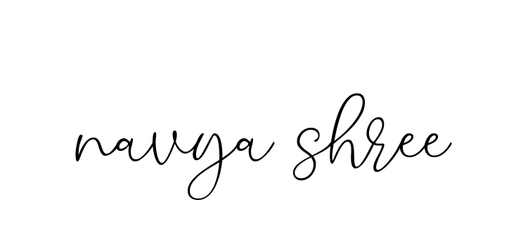 Handwritten Signature for Navya-shree - Style 147 Online