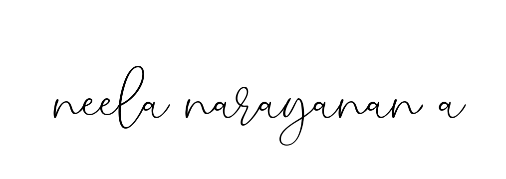 Handwritten Signature for Neela-narayanan-a - Style 147 Online