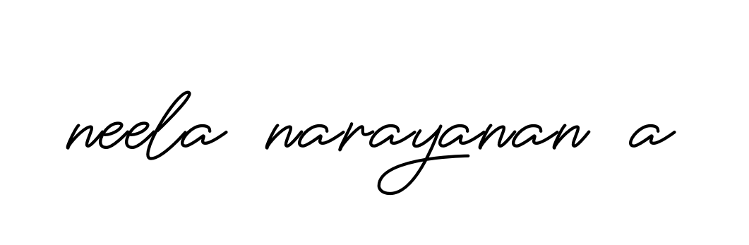 Handwritten Signature for Neela-narayanan-a - Style 150 Online