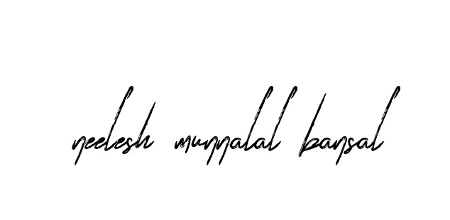 Handwritten Signature for Neelesh-munnalal-bansal - Style 133 Online