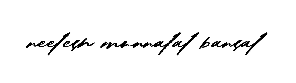 Handwritten Signature for Neelesh-munnalal-bansal - Style 140 Online