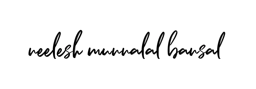 Handwritten Signature for Neelesh-munnalal-bansal - Style 141 Online