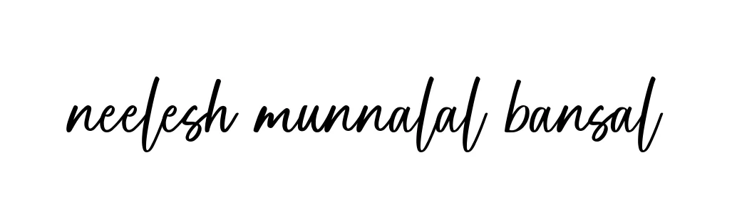 Handwritten Signature for Neelesh-munnalal-bansal - Style 142 Online