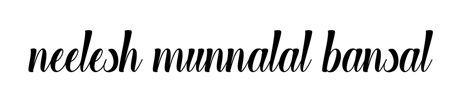 Handwritten Signature for Neelesh-munnalal-bansal - Style 148 Online