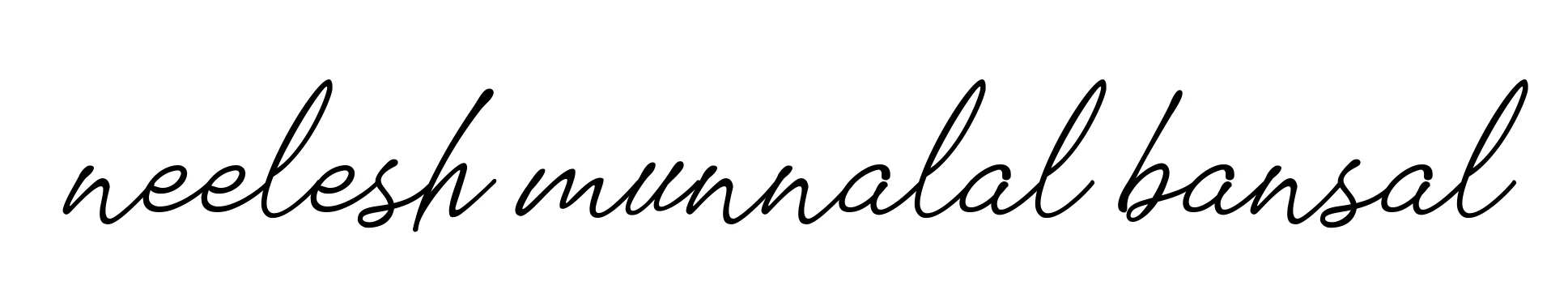 Handwritten Signature for Neelesh-munnalal-bansal - Style 151 Online