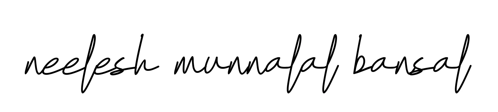 Handwritten Signature for Neelesh-munnalal-bansal - Style 155 Online
