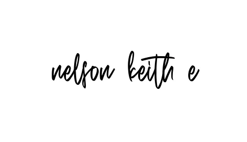 Handwritten Signature for Nelson-keith-e - Style 143 Online