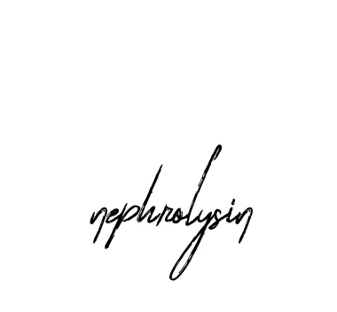 Handwritten Signature for Nephrolysin - Style 133 Online