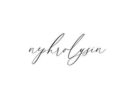 Handwritten Signature for Nephrolysin - Style 134 Online