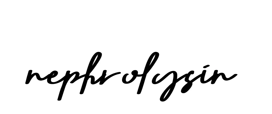 Handwritten Signature for Nephrolysin - Style 135 Online