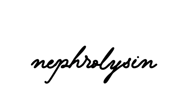 Handwritten Signature for Nephrolysin - Style 137 Online