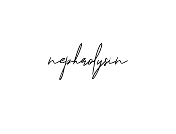 Handwritten Signature for Nephrolysin - Style 139 Online
