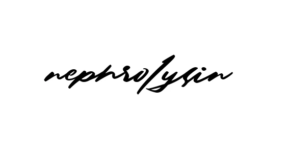 Handwritten Signature for Nephrolysin - Style 140 Online