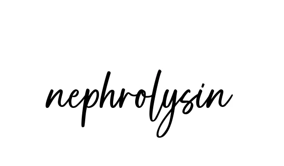 Handwritten Signature for Nephrolysin - Style 142 Online