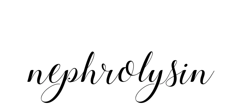 Handwritten Signature for Nephrolysin - Style 144 Online