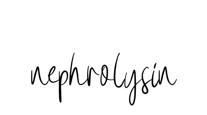 Handwritten Signature for Nephrolysin - Style 146 Online