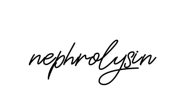Handwritten Signature for Nephrolysin - Style 150 Online