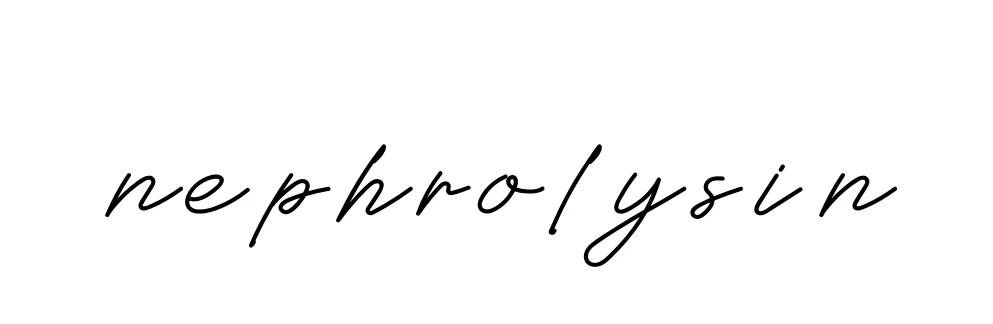 Handwritten Signature for Nephrolysin - Style 152 Online