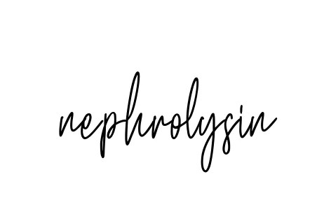 Handwritten Signature for Nephrolysin - Style 154 Online