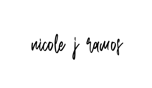 Handwritten Signature for Nicole-j-ramos - Style 143 Online