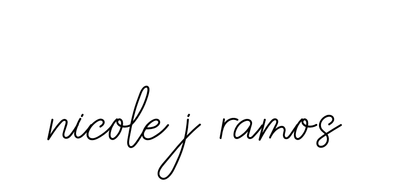 Handwritten Signature for Nicole-j-ramos - Style 145 Online