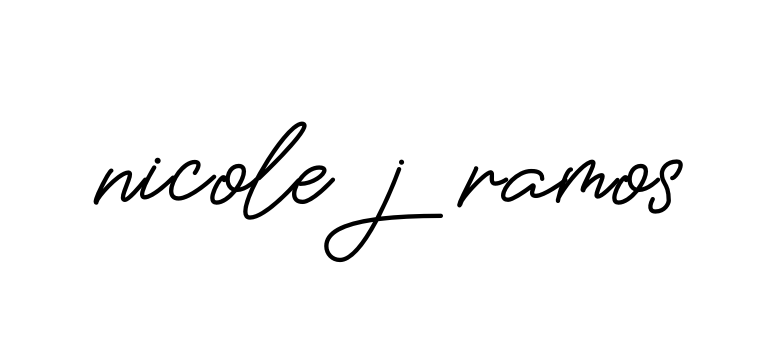 Handwritten Signature for Nicole-j-ramos - Style 150 Online